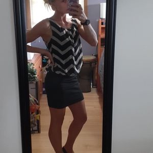 Women dress, black and beige